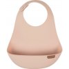 LOVI Podbradník silikónový s vreckom - Nude 51-031_PIN LOVI Podbradník silikónový s vreckom - Nude 51-031_PIN