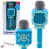 LEAN TOYS Bezdrôtový Bluetooth mikrofón, nahrávanie karaoke, menič hlasu, modrý LEAN TOYS Bezdrôtový Bluetooth mikrofón, nahrávanie karaoke, menič hlasu, modrý