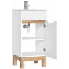 COMAD - Skrinka pod umývadlo 40cm 1 dvierka BALI biela 5907611647486 COMAD - Skrinka pod umývadlo 40cm 1 dvierka BALI biela 5907611647486