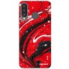 Picasee silikonový průhledný obal pro Huawei P30 Lite - Red black Picasee silikonový průhledný obal pro Huawei P30 Lite - Red black