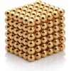 NeoCube zlatý magnetická stavebnica 216 guličiek