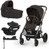 CYBEX Kočík športový Balios S Lux TPE Chocolate Brown Gold + vanička + autosedačka + báza CYBEX Kočík športový Balios S Lux TPE Chocolate Brown Gold + vanička + autosedačka + báza