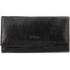 Dámska kožená peňaženka čierna - Bellugio Brenda čierna Dámska kožená peňaženka čierna - Bellugio Brenda čierna