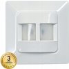 Pohybový senzor Greenlux GXSI008 500W IP20 PIR infračervený, zapustený, biely Pohybový senzor Greenlux GXSI008 500W IP20 PIR infračervený, zapustený, biely