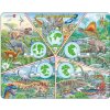 Dino - Puzzle Vzdelávacie puzzle: Dinosaury - 100 dielov Dino - Puzzle Vzdelávacie puzzle: Dinosaury - 100 dielov