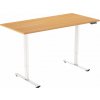 AlzaErgo Table ET2 Core biely + doska 120 × 80 cm lamino dub AlzaErgo Table ET2 Core biely + doska 120 × 80 cm lamino dub