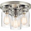 Elstead Lighting Brinley stropné svietidlo 3x60 W niklová KL-BRINLEY-F-NI Elstead Lighting Brinley stropné svietidlo 3x60 W niklová KL-BRINLEY-F-NI