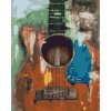 ZUTY Maľovanie podľa čísel GITARA Rámovanie bez rámu a bez vypnutia plátna Rozmer 80 x 100 cm