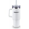 Foxigy Termohrnček do auta so slamkou 1200 ml White Foxigy Termohrnček do auta so slamkou 1200 ml White