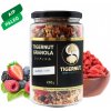 Granola z lupienkov lúpaného tigrieho orecha s bobuľami a goji Granola z lupienkov lúpaného tigrieho orecha s bobuľami a goji