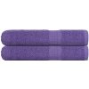 Osušky, 2 ks, fialová, 100x200 cm, bavlna 100 % Osušky, 2 ks, fialová, 100x200 cm, bavlna 100 %