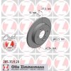 ZIMMERMANN Brzdový kotúč 285351120
