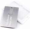 Pendrive MemoRabbit Kovová karta Pendrive Strieborná + gravírovanie 128 GB USB 2.0 strieborná Pendrive MemoRabbit Kovová karta Pendrive Strieborná + gravírovanie 128 GB USB 2.0 strieborná