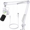 Mikrofón Maono PD200XS biely kardioidný káblový s RGB podsvietením Mikrofón Maono PD200XS biely kardioidný káblový s RGB podsvietením