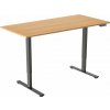 AlzaErgo Table ET2 Core čierny + doska 120 × 80 cm bambusová AlzaErgo Table ET2 Core čierny + doska 120 × 80 cm bambusová
