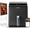Cosori Dual Blaze 6.4L SMART horkovzdušná fritéza + 5x špíz a gril. rošt, black Cosori Dual Blaze 6.4L SMART horkovzdušná fritéza + 5x špíz a gril. rošt, black