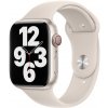 Silikónový remienok na hodinky Apple Watch Series 7 41mm starobiela farba Silikónový remienok na hodinky Apple Watch Series 7 41mm starobiela farba
