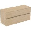 Ideal Standard Finesse - Umývadlová skrinka, 120x44x56 cm, 2 zásuvky, biely dub E3421US Ideal Standard Finesse - Umývadlová skrinka, 120x44x56 cm, 2 zásuvky, biely dub E3421US