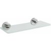 SAPHO X-ROUND sklenená polica 200mm, chróm/číre sklo XR009-12 SAPHO X-ROUND sklenená polica 200mm, chróm/číre sklo XR009-12