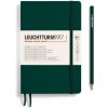 Leuchtturm1917 Zápisník Forest Green Softcover B6+ linkovaný Leuchtturm1917 Zápisník Forest Green Softcover B6+ linkovaný
