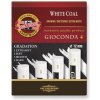KOH-I-NOOR Sada umelých hrubých uhlíkov, biela 4ks 8692 KOH-I-NOOR Sada umelých hrubých uhlíkov, biela 4ks 8692