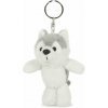 Plyšový husky klíčenka 8 cm - plyšové hračky Plyšový husky klíčenka 8 cm - plyšové hračky