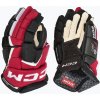 Hokejové rukavice CCM JetSpeed FT6 Pro SR black/red/white Hokejové rukavice CCM JetSpeed FT6 Pro SR black/red/white