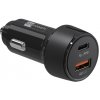 ER POWER 30W PD USB-C/USB-A autonabíjačka, čierna ERPW30PDC2-BK ER POWER 30W PD USB-C/USB-A autonabíjačka, čierna ERPW30PDC2-BK