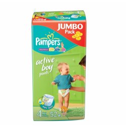 Pampers ActivePants boy 4 maxi 52ks