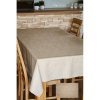 Ubrus oxford uni 204 - 105, 140x240x5 cm, poťah Aloe vera, Hnědáx5 cm, poťah Aloe vera Ubrus oxford uni 204 - 105, 140x240x5 cm, poťah Aloe vera, Hnědáx5 cm, poťah Aloe vera
