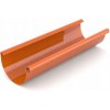 Bryza Žľab plastový žľab Ø 75 mm 4 m RAL 8004 tehlovo červený Bryza Žľab plastový žľab Ø 75 mm 4 m RAL 8004 tehlovo červený