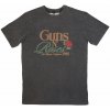 Guns N' Roses tričko California 1985 Stone Wash Charcoal Grey