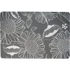 TORO Plastové prestieranie kvety GREY 28x43cm TORO Plastové prestieranie kvety GREY 28x43cm