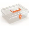 Plastový organizér NUF LOW 245x214x100 mm - farba: oranžová (Keden NUF3L-R395) Plastový organizér NUF LOW 245x214x100 mm - farba: oranžová (Keden NUF3L-R395)