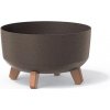 PROSPERPLAST Kvetináč GRACIA LOW ECO WOOD 28,5 cm kávový PROSPERPLAST Kvetináč GRACIA LOW ECO WOOD 28,5 cm kávový