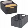 CURVER úložný box RATTAN style2 M antracit