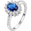 Beneto strieborný zásnubný prsteň á la vojvodkyňa Kate AGG267