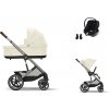 CYBEX Balios S Lux 2.0 + Cot S Lux Travel Set Aton B2 i-Size seashell beige 2025 CYBEX Balios S Lux 2.0 + Cot S Lux Travel Set Aton B2 i-Size seashell beige 2025