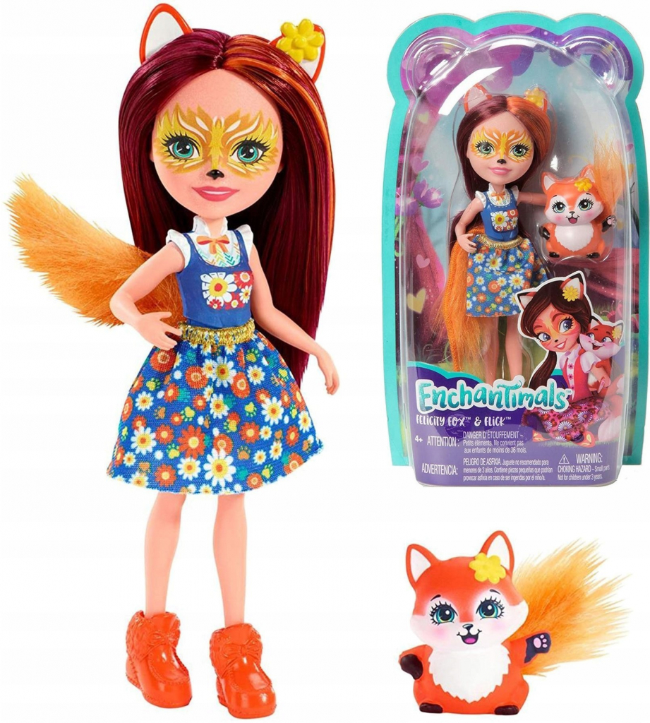 Mattel Enchantimals so zvieratkom Felicity Fox