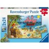 Ravensburger Puzzle 056767 Piráti a Morské Víly 2X24 Dielikov 4005556056767 Ravensburger Puzzle 056767 Piráti a Morské Víly 2X24 Dielikov 4005556056767