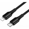 Kábel Cable USB C to Lightning Hoco Pd 27W 1 M X120 Black Kábel Cable USB C to Lightning Hoco Pd 27W 1 M X120 Black