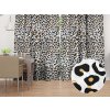 Biante Bavlnený záves Sandra SA-409 Leopardí vzor na bielom 150x220 cm Biante Bavlnený záves Sandra SA-409 Leopardí vzor na bielom 150x220 cm