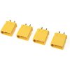 GForce Konektor zlacený XT-30U samice 4 (GF-1033-003) GForce Konektor zlacený XT-30U samice 4 (GF-1033-003)