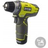 Ryobi R12DD-LL13S Aku vrtačka/šroubovák 2-rychlostní, 12V Ryobi R12DD-LL13S Aku vrtačka/šroubovák 2-rychlostní, 12V
