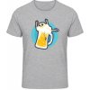 Akciové Gildan Soft-Style Tričko - Motív - Pivo so smrtkou - Flakatá sivá - XL - Pánske Akciové Gildan Soft-Style Tričko - Motív - Pivo so smrtkou - Flakatá sivá - XL - Pánske