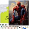 MAĽOVANIE PODĽA ČÍSEL Spiderman - Obraz na maľovanie podľa čísel 40x50 cm OhArt MAĽOVANIE PODĽA ČÍSEL Spiderman - Obraz na maľovanie podľa čísel 40x50 cm OhArt