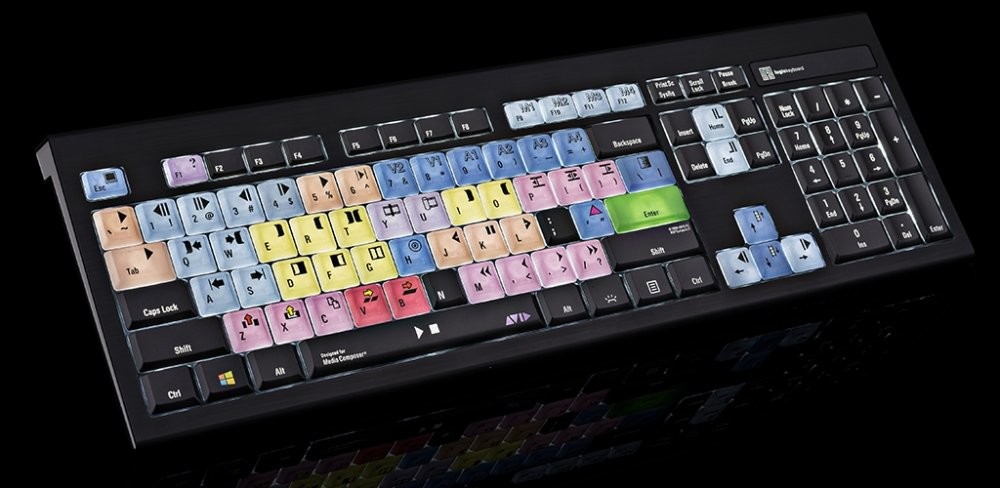Logickeyboard AVID Media Composer keyboard ASTRA 2 (PC)