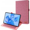 Vsetkonamobil 86683 FABRIC Zaklápací kryt pre Xiaomi Redmi Pad SE 8.7 ružový
