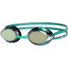 Zoggs Plavecké okuliare - Racer Titanium zelená/čierna/zlaté titánové zorníky Zoggs Plavecké okuliare - Racer Titanium zelená/čierna/zlaté titánové zorníky