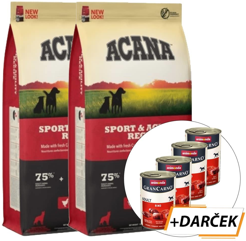 Acana Heritage Sport & Agility 2 x 17 kg